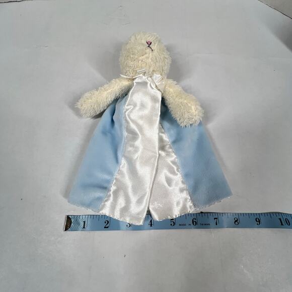 FIRST FRIENDS Plush Bunny Lovey Baby Security Blanket Soft Satin Cape Toy - Picture 10 of 11